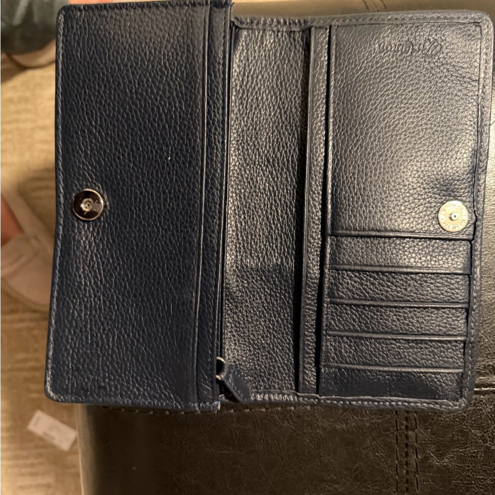 Brighton Patchwork Leather Wallet With Silver Det… - image 3